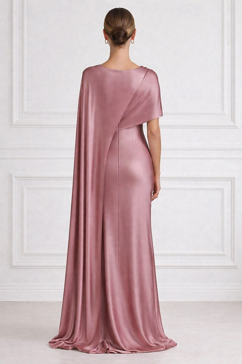 Ball Gown Sheath Column Sweep Brush Train Floor Length Evening Dress