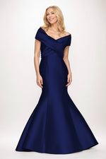 Trumpet-Mermaid Maxi Satin Mother of the Bride Dresses