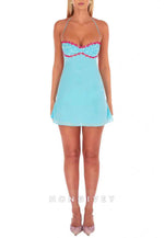 Chic A Line Spaghetti Straps Yellow Short Homecoming Dress with Sequins