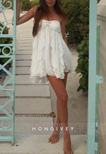 Chic Halter A Line Sweetheart Pink Short Party Dress with Ruffles