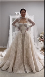 Timeless Sheath Tulle Long Wedding Dresses Applique White Bridal Dresses Sleeveless Bridal Gowns