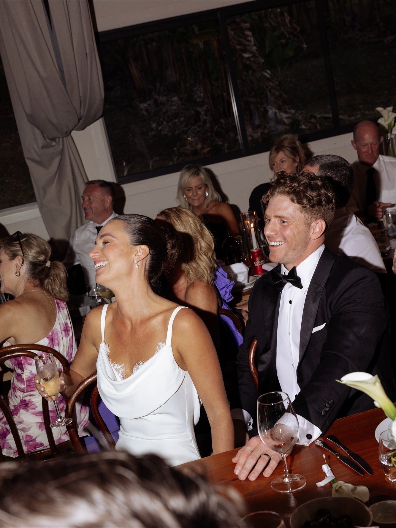 Spaghetti Strap Sleeveless Backless Mermaid Button Wedding Dress