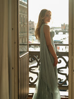 Sweethear Sleeveless Ruffles Mermaid Side Slit Evening Dress