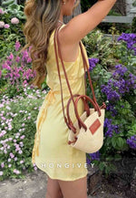 Fitted Sheath V Neck Yellow Satin Short Homecoming Dress with Ruched