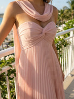 Strapless Chiffon Sleeveless A-Line Formal Dresses
