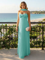 Strapless Chiffon Sleeveless A-Line Formal Dresses