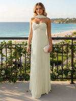 Strapless Chiffon Sleeveless A-Line Formal Dresses