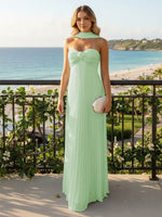 Strapless Chiffon Sleeveless A-Line Formal Dresses