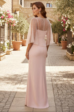 A-Line Spaghetti Straps Beaded Formal Dresses