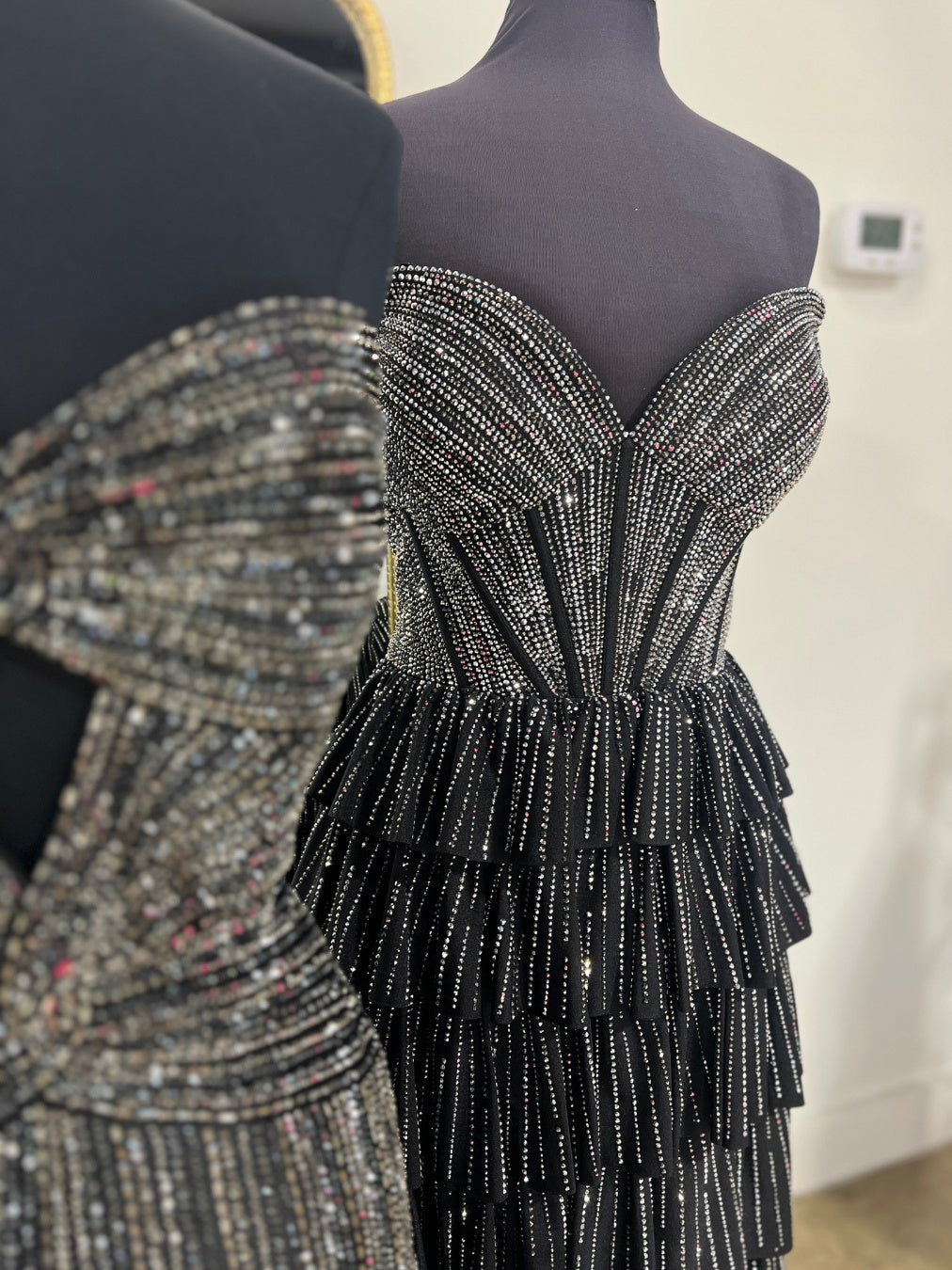 Gorgeous Royal Blue A-Line Off The Shoulder Long Beaded Prom Dress