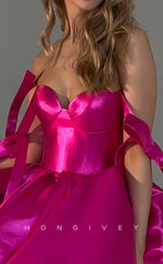 H1799 - Sweet Ruched Tiered With Bow Detail Short Cake Party Graduation Homecoming Dress