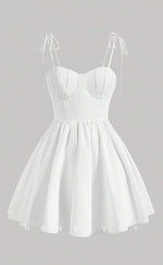 H2055 - Simple Satin A-Line Empire Sweetheart Spaghetti Straps Short Party/Homecoming Dress