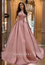 HONGIVEY New Quinceañera Dresses for Girls Sweetheart Straps Empire Waist A-Line Party