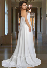 One Shoulder Asymmetrical A-Line Elegant Formal Evening Dress HONGIVEY