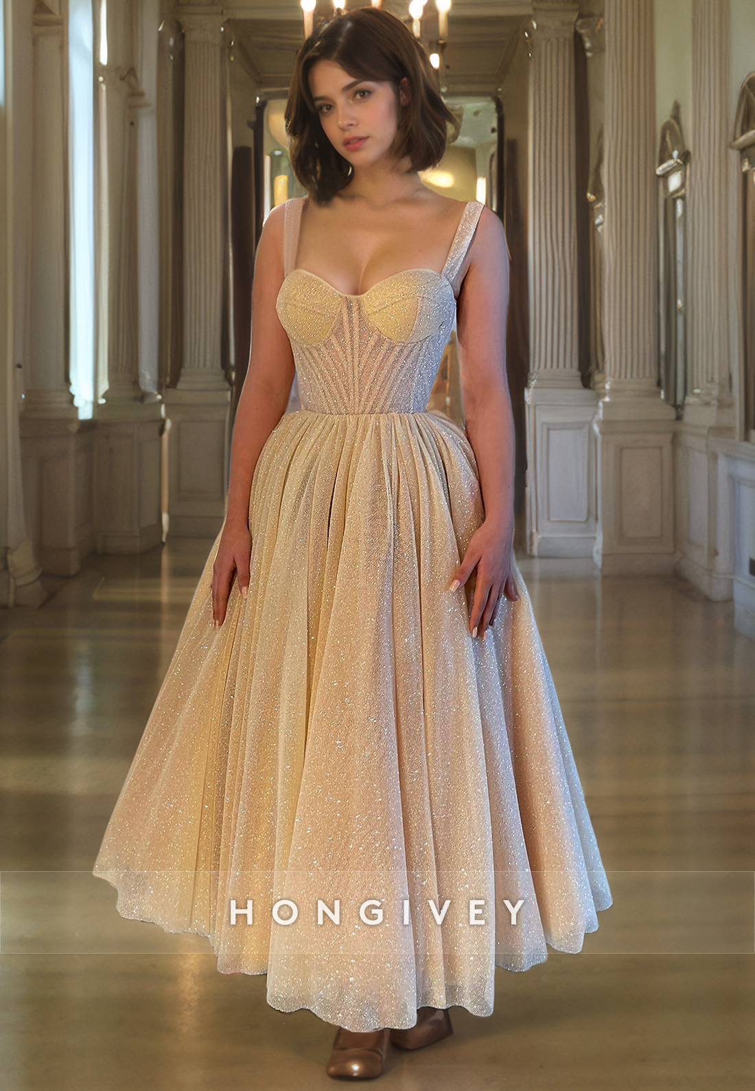illusion formal dress L1228 - Sweet Glitter Princess Party Evening Prom PDF sewing patterns Elevate your fashion statement FARM Rio White Floral Color:Black Chantilly Lace