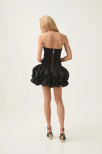 Strapless Sleeveless Mermaid Ruffles Short Mini Wedding Dress