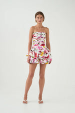 Strapless Sleeveless Mermaid Ruffles Short Mini Wedding Dress