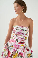 Strapless Sleeveless Mermaid Ruffles Short Mini Wedding Dress