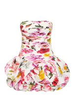 Strapless Sleeveless Mermaid Ruffles Short Mini Wedding Dress