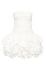 Strapless Sleeveless Mermaid Ruffles Short Mini Wedding Dress
