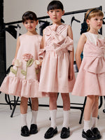 Girls Walk In The Park Dress in Pink