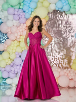 Flowers Appliques Spaghetti Straps Sleevless A-Line Sheer Prom Dress Lace UP