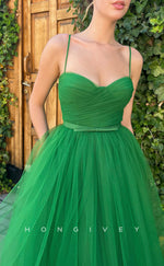 L1273 - Sweet Ruched Tiered Strappy With Bow Detail Prom Formal Party Evening Dress