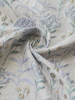 V-Neck Jacquard Mother of the Bride Dresses Floral Tea-Length 3/4 Sleeves