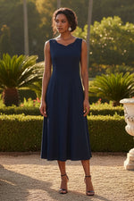 2 Pieces A-Line/Princess V-Neck Chiffon Mother of the Bride Dresses with Jacket Floral 3/4 Sleeves Tea-Length