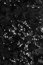 Sequins Applique Sparkle Sleeveless Mermaid Evening Dress Floor-Length