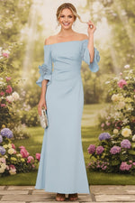 Mermaid Trumpet Floor Length Wedding Guest Dress Formal Dresses Evening Gown