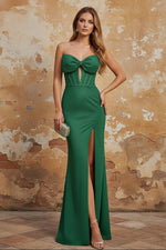 Prom Dress with Bow and Cut Out: PromGirl Exclusive