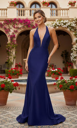 Long Prom Dress with Embroidery: PromGirl Exclusive