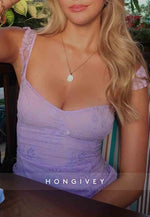 Cap Straps Floral Print Sheath Pleated Side Slit Mini Homecoming Dresses