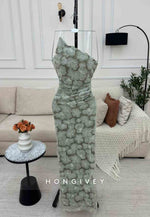 Embroidery Flowers Floor-Length Strapless Tie Back Evening Gowns