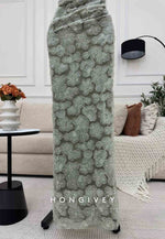 Embroidery Flowers Floor-Length Strapless Tie Back Evening Gowns