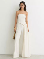 Strapless Sleeveless Jumpsuits/Rompers Wedding guest Dress