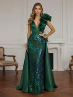 Sleeveless Lace Appliques Mother of the Bride Dresses with 3D Flower