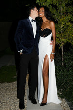 Stunning Sheath Sweetheart White Long Prom Dress with Appliques