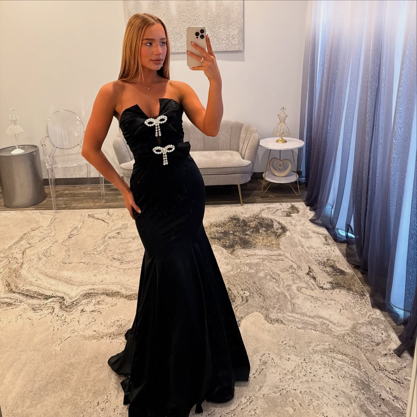 Mermaid Satin Sweetheart Prom Dresses Long Strapless Evening Party Gowns for Women