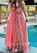 Trendy Sweetheart Mint Green A-Line Long Prom Dress with 3D Flowers