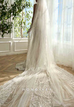 Sweetheart Lace Court Train Sleeveless Mermaid Wedding Dresses