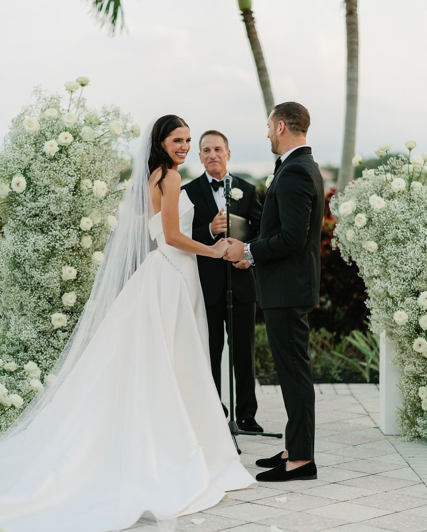 Strapless Sleeveless Mermaid Court Train Floor-Length Wedding Dress