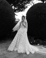 Attractive Long White Strapless Ball Gown Lace Wedding Dress