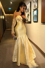 Mermaid Evening Gown with Lace Sleeves