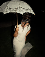 Elegant Ruched Corset Evening Gown with Cape