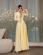 Elegant Embellished Long Sleeve Wide-Leg Jumpsuit