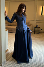 Vintage Inspired Two-Piece Jacket and Evening Gown