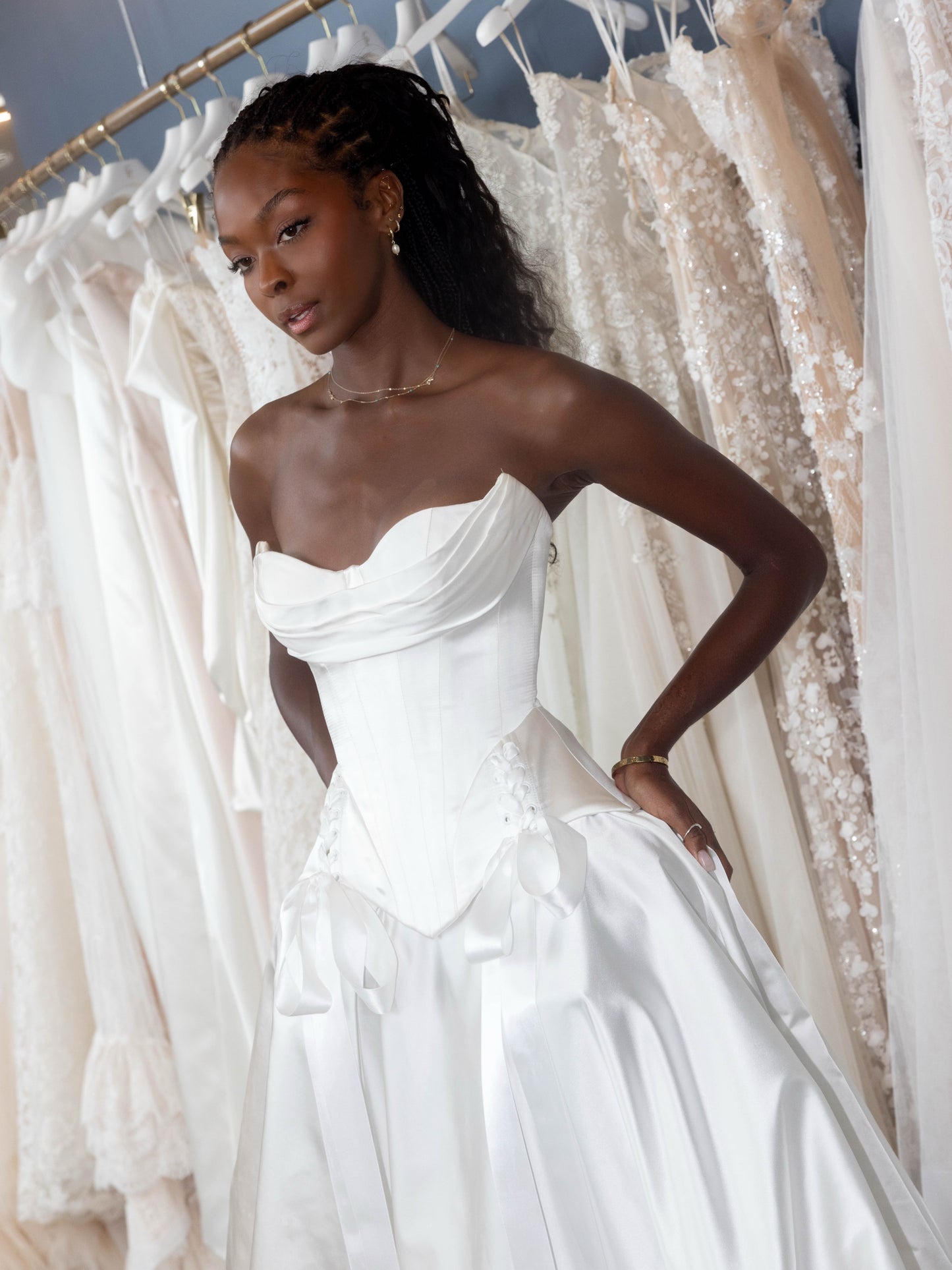 Strapless Sweetheart Corset Ball Gown Wedding Dress