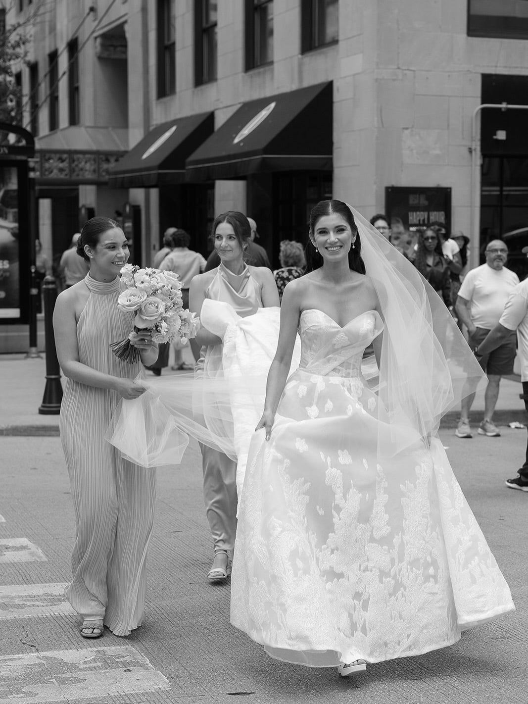 Strapless Sweetheart Floral Jacquard Wedding Dress